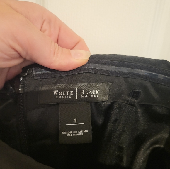 Black strapless dress size 4 - Picture 2 of 4